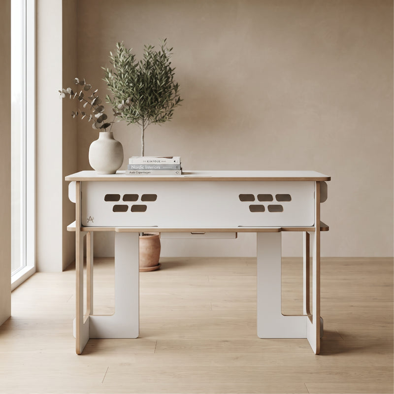 Woodlex CompactDesk Minimal. Smart. Space-Efficient.